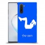 אימון ספורט - אישה כיסוי מגן קשיח בעיצוב אישי עם השם שלך ל Samsung Galaxy Note10 יחידה אחת סקרין מובייל