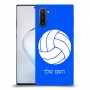 כדורעף - כדור כיסוי מגן קשיח בעיצוב אישי עם השם שלך ל Samsung Galaxy Note10 יחידה אחת סקרין מובייל