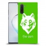 זאב כיסוי מגן קשיח בעיצוב אישי עם השם שלך ל Samsung Galaxy Note10 יחידה אחת סקרין מובייל