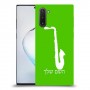סקספון כיסוי מגן קשיח בעיצוב אישי עם השם שלך ל Samsung Galaxy Note10 יחידה אחת סקרין מובייל
