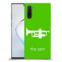 חצוצרה כיסוי מגן קשיח בעיצוב אישי עם השם שלך ל Samsung Galaxy Note10 יחידה אחת סקרין מובייל