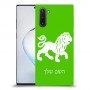 אריה כיסוי מגן קשיח בעיצוב אישי עם השם שלך ל Samsung Galaxy Note10 יחידה אחת סקרין מובייל
