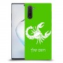 עקרב כיסוי מגן קשיח בעיצוב אישי עם השם שלך ל Samsung Galaxy Note10 יחידה אחת סקרין מובייל