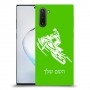 אופנוע שלג כיסוי מגן קשיח בעיצוב אישי עם השם שלך ל Samsung Galaxy Note10 יחידה אחת סקרין מובייל