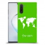 מפת העולם כיסוי מגן קשיח בעיצוב אישי עם השם שלך ל Samsung Galaxy Note10 יחידה אחת סקרין מובייל