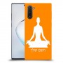 יוגה כיסוי מגן קשיח בעיצוב אישי עם השם שלך ל Samsung Galaxy Note10 יחידה אחת סקרין מובייל