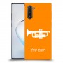 חצוצרה כיסוי מגן קשיח בעיצוב אישי עם השם שלך ל Samsung Galaxy Note10 יחידה אחת סקרין מובייל