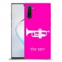 חצוצרה כיסוי מגן קשיח בעיצוב אישי עם השם שלך ל Samsung Galaxy Note10 יחידה אחת סקרין מובייל