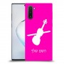 כינור כיסוי מגן קשיח בעיצוב אישי עם השם שלך ל Samsung Galaxy Note10 יחידה אחת סקרין מובייל