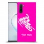 אופנוע שלג כיסוי מגן קשיח בעיצוב אישי עם השם שלך ל Samsung Galaxy Note10 יחידה אחת סקרין מובייל