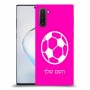 כדורגל - כדור כיסוי מגן קשיח בעיצוב אישי עם השם שלך ל Samsung Galaxy Note10 יחידה אחת סקרין מובייל