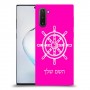 הגה - קפטן - ים כיסוי מגן קשיח בעיצוב אישי עם השם שלך ל Samsung Galaxy Note10 יחידה אחת סקרין מובייל