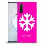 שלג כיסוי מגן קשיח בעיצוב אישי עם השם שלך ל Samsung Galaxy Note10 יחידה אחת סקרין מובייל