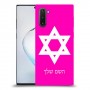 מגן דוד - ישראל כיסוי מגן קשיח בעיצוב אישי עם השם שלך ל Samsung Galaxy Note10 יחידה אחת סקרין מובייל