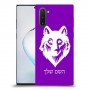 זאב כיסוי מגן קשיח בעיצוב אישי עם השם שלך ל Samsung Galaxy Note10 יחידה אחת סקרין מובייל