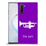 חצוצרה כיסוי מגן קשיח בעיצוב אישי עם השם שלך ל Samsung Galaxy Note10 יחידה אחת סקרין מובייל