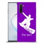 סנובורד כיסוי מגן קשיח בעיצוב אישי עם השם שלך ל Samsung Galaxy Note10 יחידה אחת סקרין מובייל