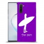 גלישה כיסוי מגן קשיח בעיצוב אישי עם השם שלך ל Samsung Galaxy Note10 יחידה אחת סקרין מובייל