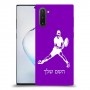 שחקן טניס כיסוי מגן קשיח בעיצוב אישי עם השם שלך ל Samsung Galaxy Note10 יחידה אחת סקרין מובייל