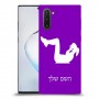 אימון ספורט - אישה כיסוי מגן קשיח בעיצוב אישי עם השם שלך ל Samsung Galaxy Note10 יחידה אחת סקרין מובייל