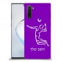 שחקן כדורעף כיסוי מגן קשיח בעיצוב אישי עם השם שלך ל Samsung Galaxy Note10 יחידה אחת סקרין מובייל