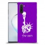 פסל החירות כיסוי מגן קשיח בעיצוב אישי עם השם שלך ל Samsung Galaxy Note10 יחידה אחת סקרין מובייל