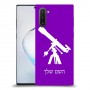 טלסקופ כיסוי מגן קשיח בעיצוב אישי עם השם שלך ל Samsung Galaxy Note10 יחידה אחת סקרין מובייל