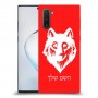 זאב כיסוי מגן קשיח בעיצוב אישי עם השם שלך ל Samsung Galaxy Note10 יחידה אחת סקרין מובייל