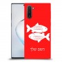 דגים כיסוי מגן קשיח בעיצוב אישי עם השם שלך ל Samsung Galaxy Note10 יחידה אחת סקרין מובייל