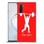 הרמת משקולות כיסוי מגן קשיח בעיצוב אישי עם השם שלך ל Samsung Galaxy Note10 יחידה אחת סקרין מובייל