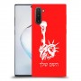 פסל החירות כיסוי מגן קשיח בעיצוב אישי עם השם שלך ל Samsung Galaxy Note10 יחידה אחת סקרין מובייל