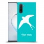 ציפור לבלוע כיסוי מגן קשיח בעיצוב אישי עם השם שלך ל Samsung Galaxy Note10 יחידה אחת סקרין מובייל