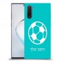 כדורגל - כדור כיסוי מגן קשיח בעיצוב אישי עם השם שלך ל Samsung Galaxy Note10 יחידה אחת סקרין מובייל