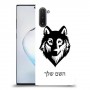 זאב כיסוי מגן קשיח בעיצוב אישי עם השם שלך ל Samsung Galaxy Note10 יחידה אחת סקרין מובייל