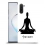 יוגה כיסוי מגן קשיח בעיצוב אישי עם השם שלך ל Samsung Galaxy Note10 יחידה אחת סקרין מובייל
