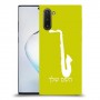 סקספון כיסוי מגן קשיח בעיצוב אישי עם השם שלך ל Samsung Galaxy Note10 יחידה אחת סקרין מובייל