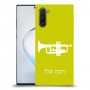 חצוצרה כיסוי מגן קשיח בעיצוב אישי עם השם שלך ל Samsung Galaxy Note10 יחידה אחת סקרין מובייל