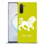 אריה כיסוי מגן קשיח בעיצוב אישי עם השם שלך ל Samsung Galaxy Note10 יחידה אחת סקרין מובייל