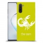 עקרב כיסוי מגן קשיח בעיצוב אישי עם השם שלך ל Samsung Galaxy Note10 יחידה אחת סקרין מובייל