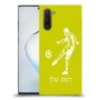 שחקן כדורגל כיסוי מגן קשיח בעיצוב אישי עם השם שלך ל Samsung Galaxy Note10 יחידה אחת סקרין מובייל