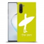 גלישה כיסוי מגן קשיח בעיצוב אישי עם השם שלך ל Samsung Galaxy Note10 יחידה אחת סקרין מובייל