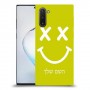 סמיילי כיסוי מגן קשיח בעיצוב אישי עם השם שלך ל Samsung Galaxy Note10 יחידה אחת סקרין מובייל