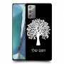 עץ כיסוי מגן קשיח בעיצוב אישי עם השם שלך ל Samsung Galaxy Note20 5G יחידה אחת סקרין מובייל