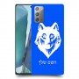 זאב כיסוי מגן קשיח בעיצוב אישי עם השם שלך ל Samsung Galaxy Note20 5G יחידה אחת סקרין מובייל