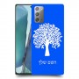 עץ כיסוי מגן קשיח בעיצוב אישי עם השם שלך ל Samsung Galaxy Note20 5G יחידה אחת סקרין מובייל