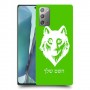 זאב כיסוי מגן קשיח בעיצוב אישי עם השם שלך ל Samsung Galaxy Note20 5G יחידה אחת סקרין מובייל