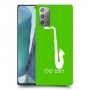 סקספון כיסוי מגן קשיח בעיצוב אישי עם השם שלך ל Samsung Galaxy Note20 5G יחידה אחת סקרין מובייל