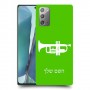 חצוצרה כיסוי מגן קשיח בעיצוב אישי עם השם שלך ל Samsung Galaxy Note20 5G יחידה אחת סקרין מובייל