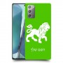 אריה כיסוי מגן קשיח בעיצוב אישי עם השם שלך ל Samsung Galaxy Note20 5G יחידה אחת סקרין מובייל