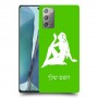 בתולה כיסוי מגן קשיח בעיצוב אישי עם השם שלך ל Samsung Galaxy Note20 5G יחידה אחת סקרין מובייל